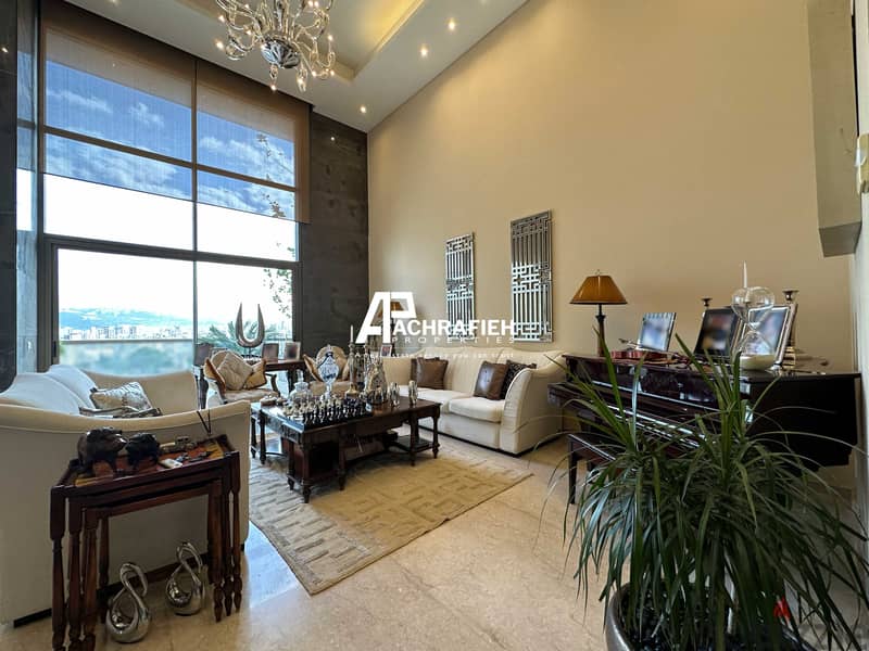 Open Panoramic View - Penthouse for Sale In Achrafieh 1