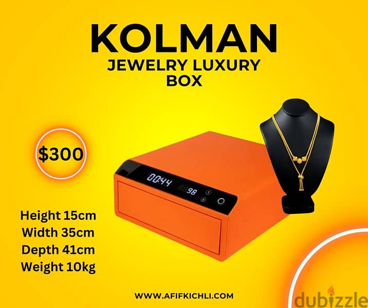 Kolman Safe Box all Sizes New خزنة حديد 1