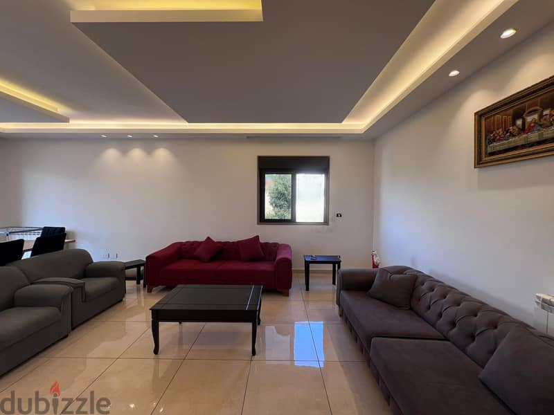 Apartment For Sale in Ouyoun شقة رائعة مع حديقة للبيع في العيون 2