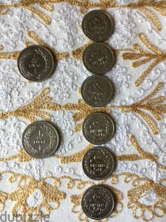 8 Lebanese coins