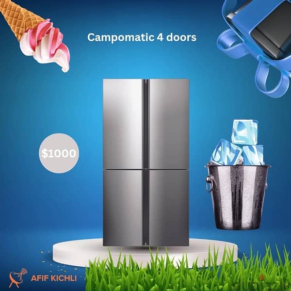 Campomatic Hyundai Whirlpool Inverter Fridge كفالة شركة 2