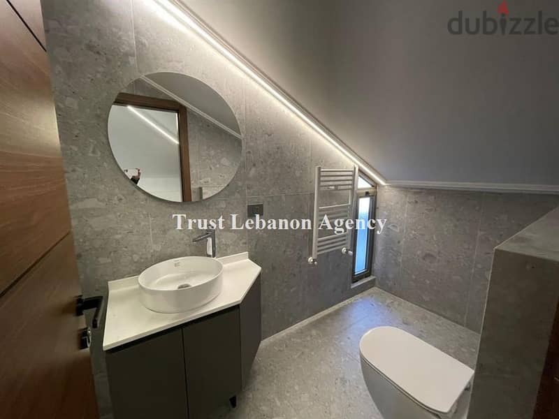 Luxurious Roof Apartment for rent in Beit Mery | Mountain view 13