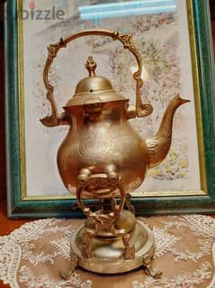 teapot copper antique