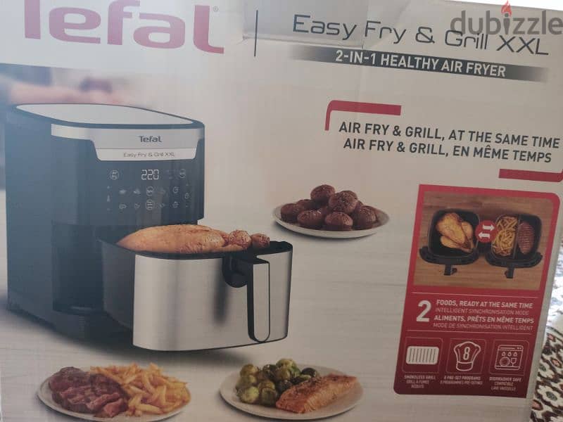 Air fryer and grill 2 in 1 3