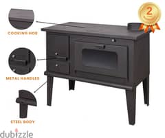 Wood Stove Chimeny صوبا مدفئة حطب طباخ مع فرن تركية 0