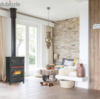 FIREPLACE WITH OVEN Wood Stove صوبيا حطب فونت تركية مع فرن