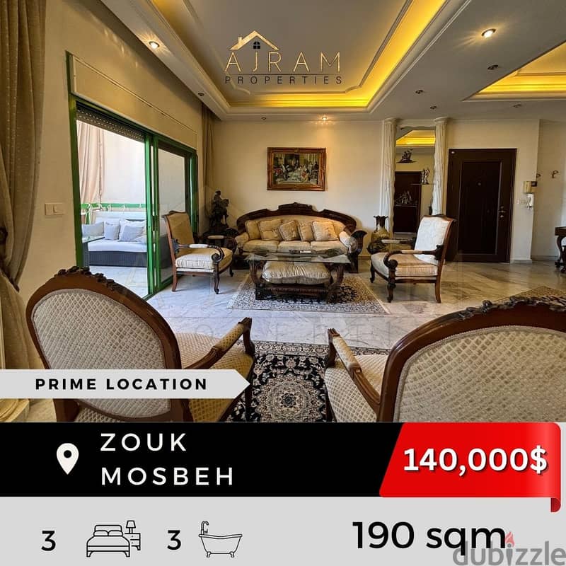 Zouk Mosbeh | 190 sqm | Prime Location 1