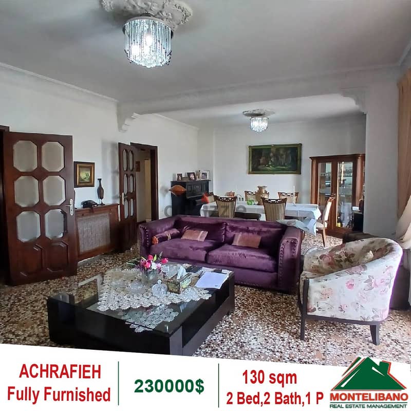 230000$!!City View Fully Furnished Apartment for sale in Achrafieh 2