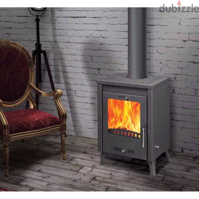 cast iron olypmus wood stove fireplace شمنيه حطب اولمبوس تركي 9