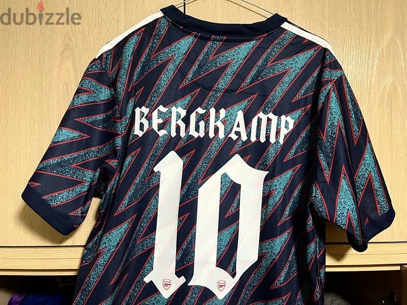 arsenal 21/22 third adidas limited edition legend Bergkamp 10 1