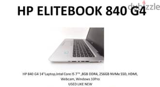 Laptop HP I5 / 8GB / 256SSD