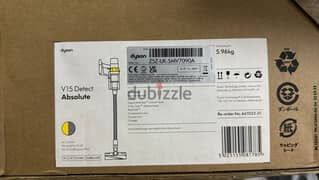 Dyson v15 Detect Absolute sv47 yellow/nickel