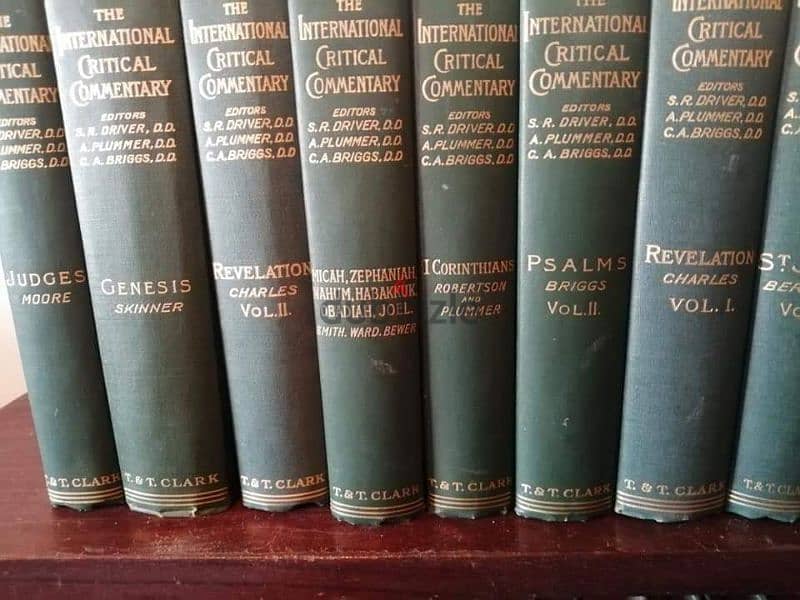 the International Critical Commentary second edition 1960 2