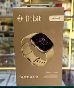 Fitbit sense 2 Platinum Aluminum case & lunar white band amazing & be