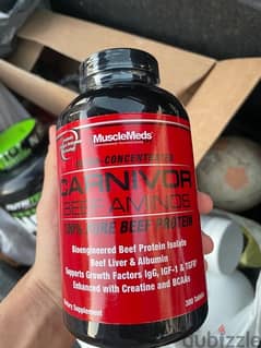 muscle meds carnivor beef amino 300 tablets (halal) 0