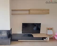 wooden TV unit 0