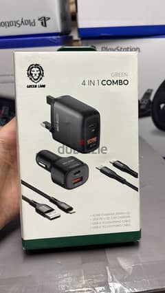 Green lion 4 in 1 charger combo exclusive & good offer