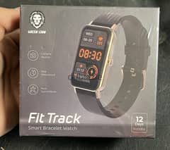 Green lion fit track smart bracelet watch gold+black