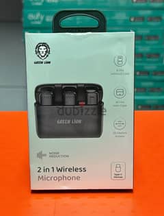 Green lion 2 in 1 wireless microphone type-c