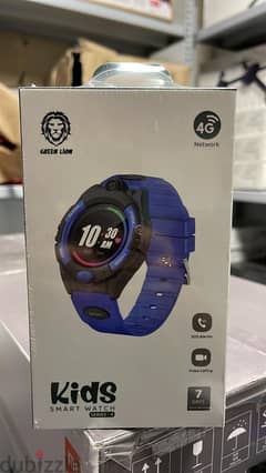 Green lion kids 4g smart watch with video calling series 4 blue Origi