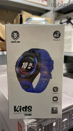 Green lion kids 4g smart watch with video calling series 4 blue