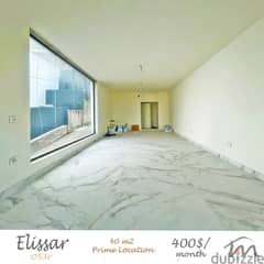 Elissar | Fully Renovated 40m² Office | Prime Location | Parking Lots 0