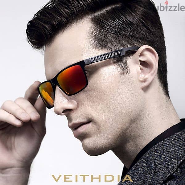 UV 400 Luxury Veithdia Men's Polarized Sunglasses 5