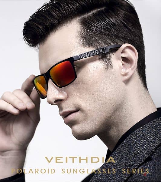 UV 400 Luxury Veithdia Men's Polarized Sunglasses 6