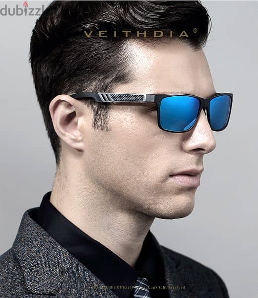 UV 400 Luxury Veithdia Men's Polarized Sunglasses, best shades. 5