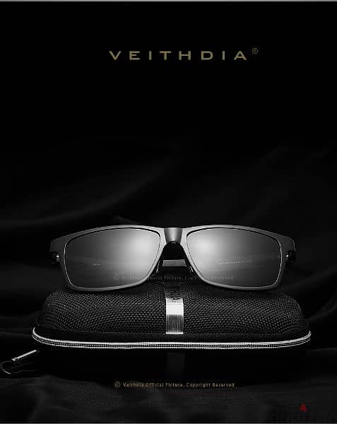 UV 400 Luxury Veithdia Men's Polarized Sunglasses 8