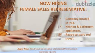 Female Sales Representative