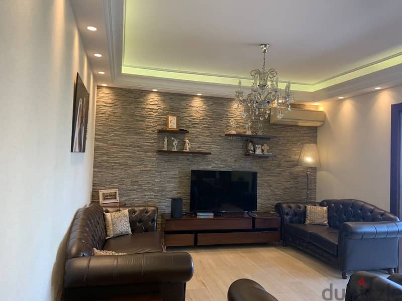 165 Sqm |Fully Furnished & Decorated Apartment For Rent In Mar Roukoz 1