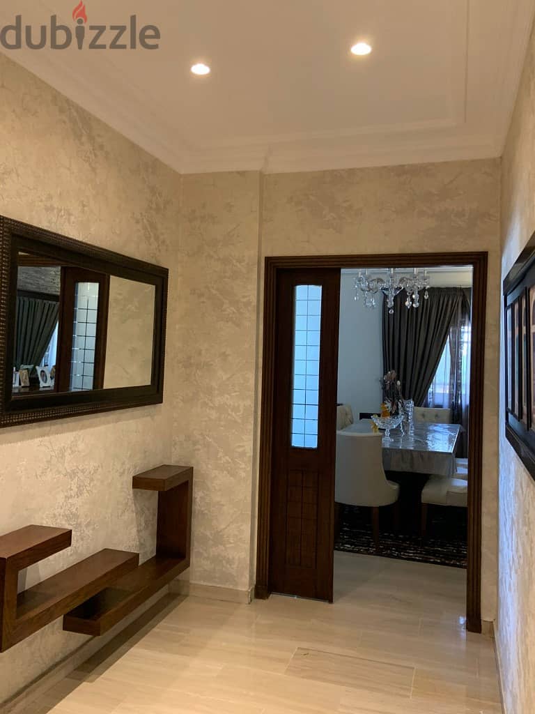 165 Sqm |Fully Furnished & Decorated Apartment For Rent In Mar Roukoz 3