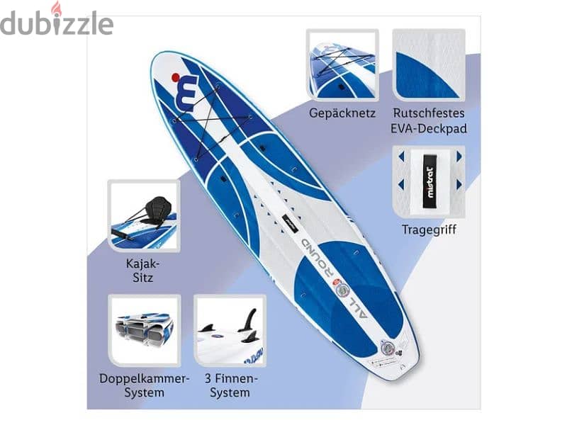 mistral SUP inftlatable board 10'6" /kayak 3