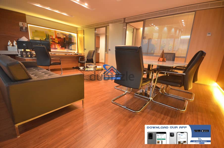 super deluxe office for rent in hazmieh open view 1