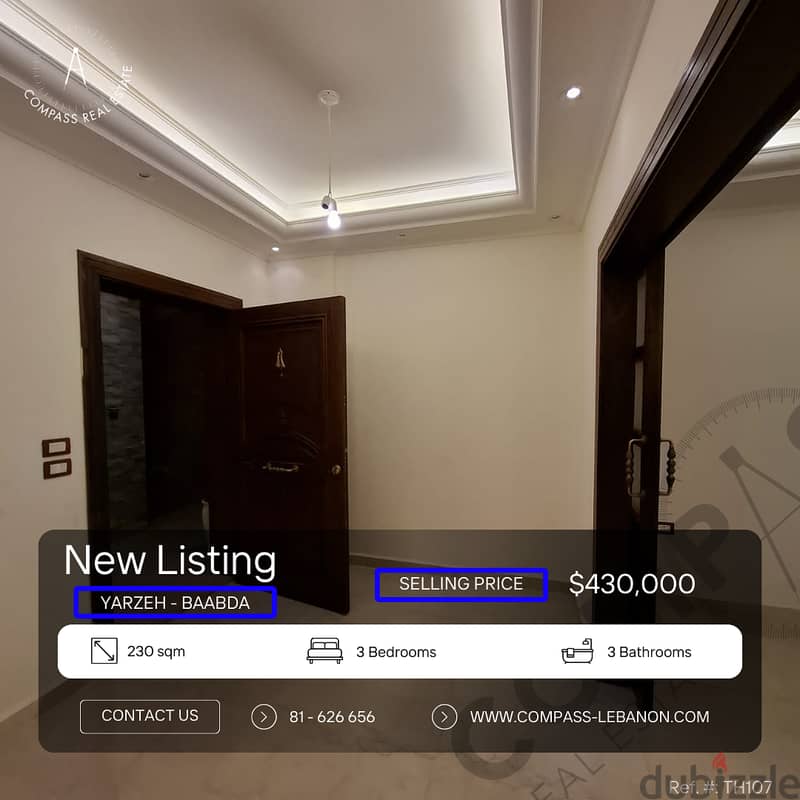 Check this Apartment for Sale in Yarzeh - Baabda 0