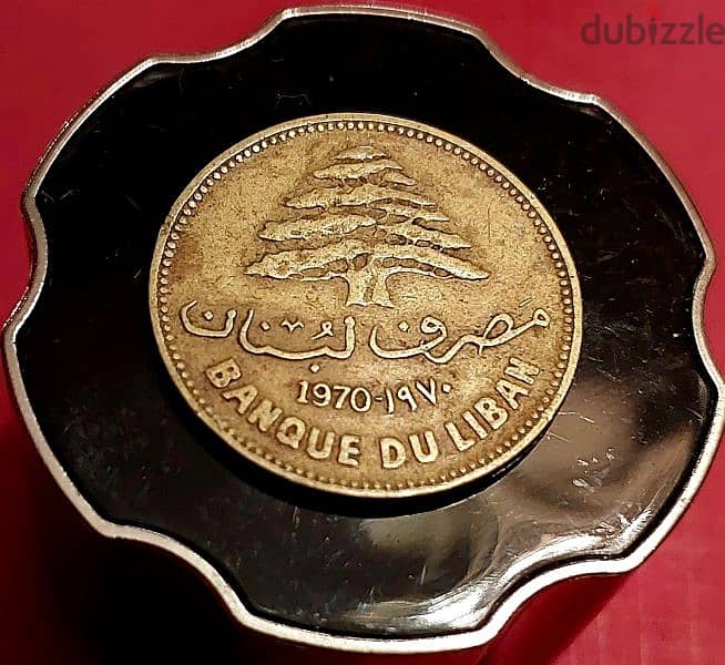 1970 Lebanon 25 Piastres 1