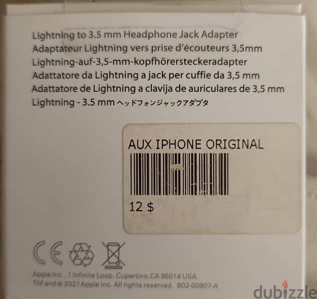 Lightning to Headphone Jack Adapter 1