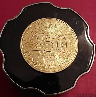 2014 Lebanon 250 Livres UNC