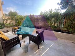 Fully Furnished 145 m2 apartment with 40 m2 terrace for sale in Dbaye