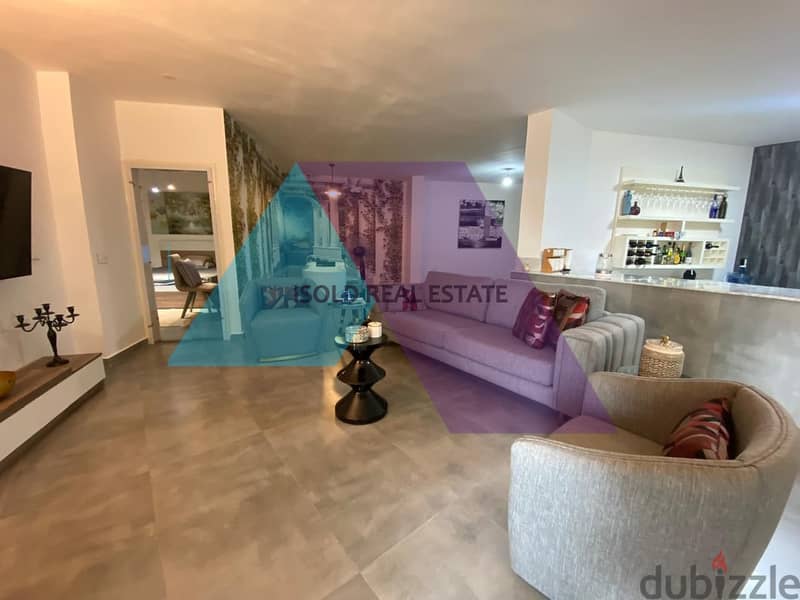 Fully Furnished 145 m2 apartment with 40 m2 terrace for sale in Dbaye 3