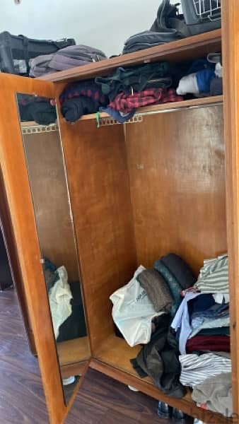 Vintage Wooden Closet 1