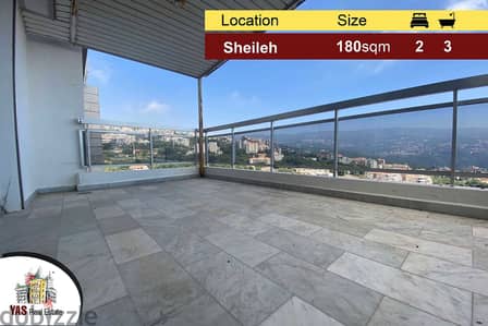 Sheileh 180m2 | Luxurious Simplex | Prime Location | Panoramic View|EL