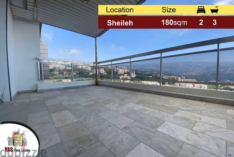 Sheileh 180m2 | Luxurious Simplex | Prime Location | Panoramic View|EL 0