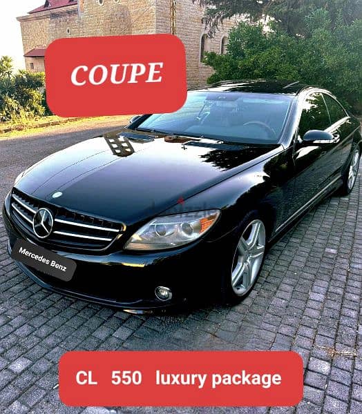 Mercedes-Benz CL-Class 2007 CL 550 Coupe in Mint condition 0