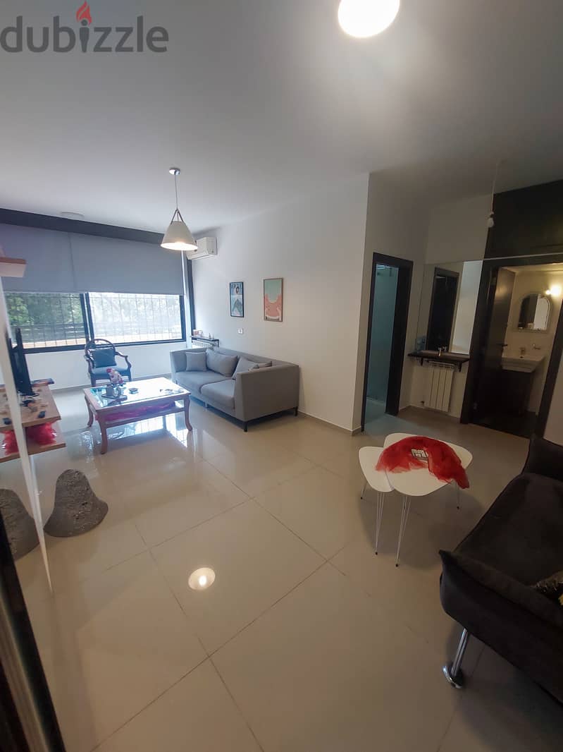 90 SQM Furnished Apartment in Qornet El Hamra, Metn + Terrace 1