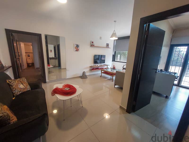 90 SQM Furnished Apartment in Qornet El Hamra, Metn + Terrace 2