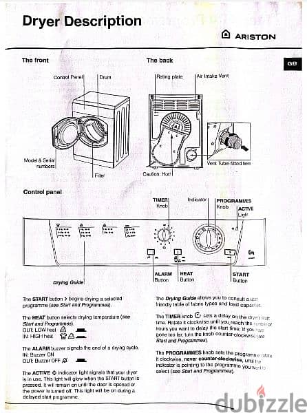 ARISTON 6 KG Dryer 1