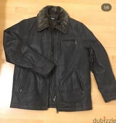 Jacket, blouson real leather size 46, men