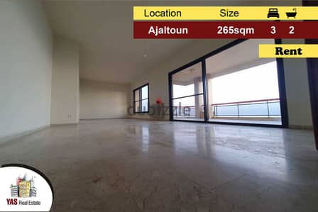 Ajaltoun 265m2 | Terrace | Rent |Mountain View | Well Lighted | KH IV